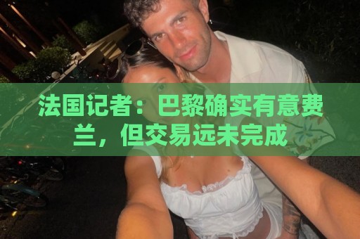 法国记者:巴黎确实有意费兰,但交易远未完成 法国记者:巴黎确实有意费兰,但交易远未完成