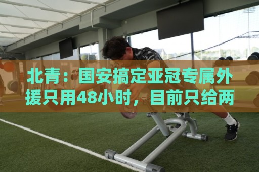 北青:国安搞定亚冠专属外援只用48小时,目前只给两人半年合同 北青:国安搞定亚冠专属外援只用48小时,目前只给两人半年合同